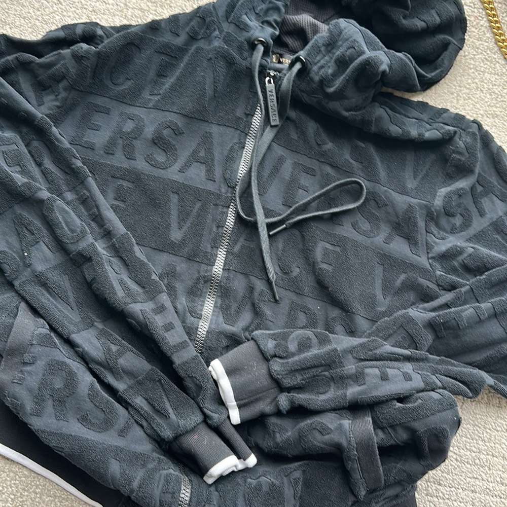 Versace Jacket Black 100%Authentic - image 3